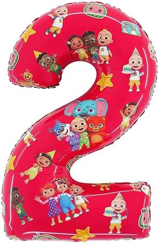 Toyland 27 Inch Number Foil Balloon - Kids Party Decor