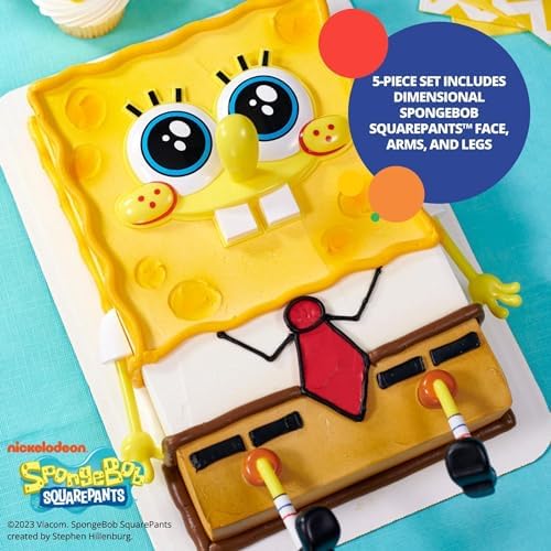 DecoSet SpongeBob SquarePants Cake Topper 5-Piece Set 1