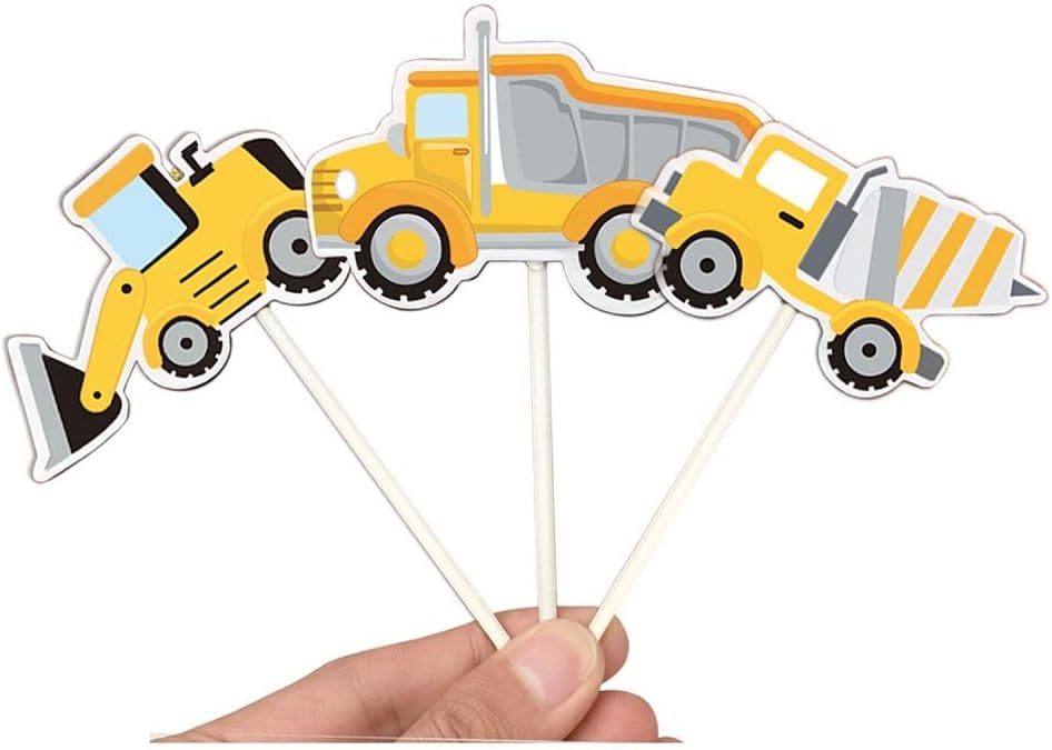 ALISSAR 35-Pack Non-Edible Cupcake Toppers