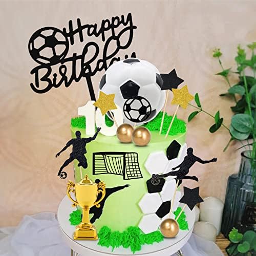 29pcs Soccer Cake Topper - Football Birthday Decorations