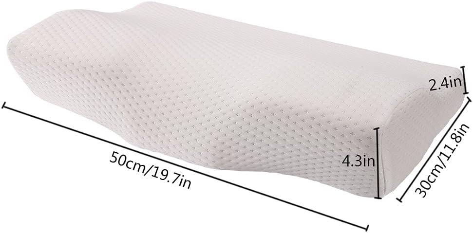 Ergonomic Memory Foam Neck Pillow with Butterfly Shape