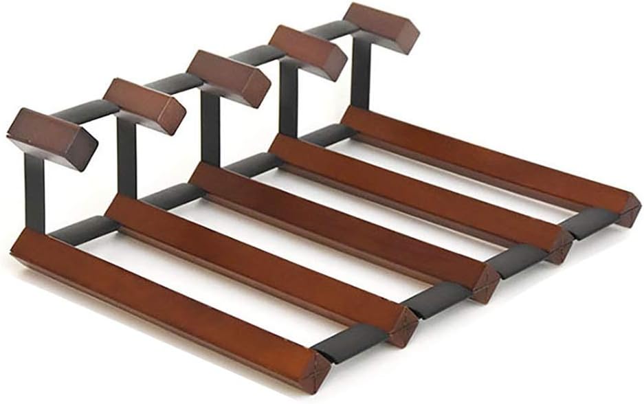 Wooden Metal Wine Rack 4-5 Bottle Capacity