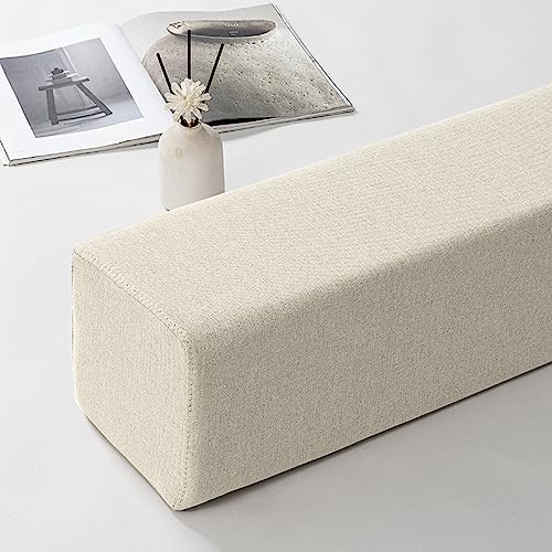 ZZYK Thicken Widen Bedside Gap Filler Pillow - Beige Queen Size