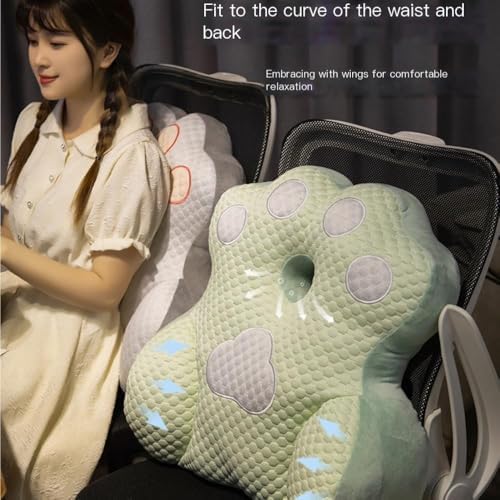 ZALCBHJ Comfort - Guaranteed Creative Paw Print Shaped Neck Pillow