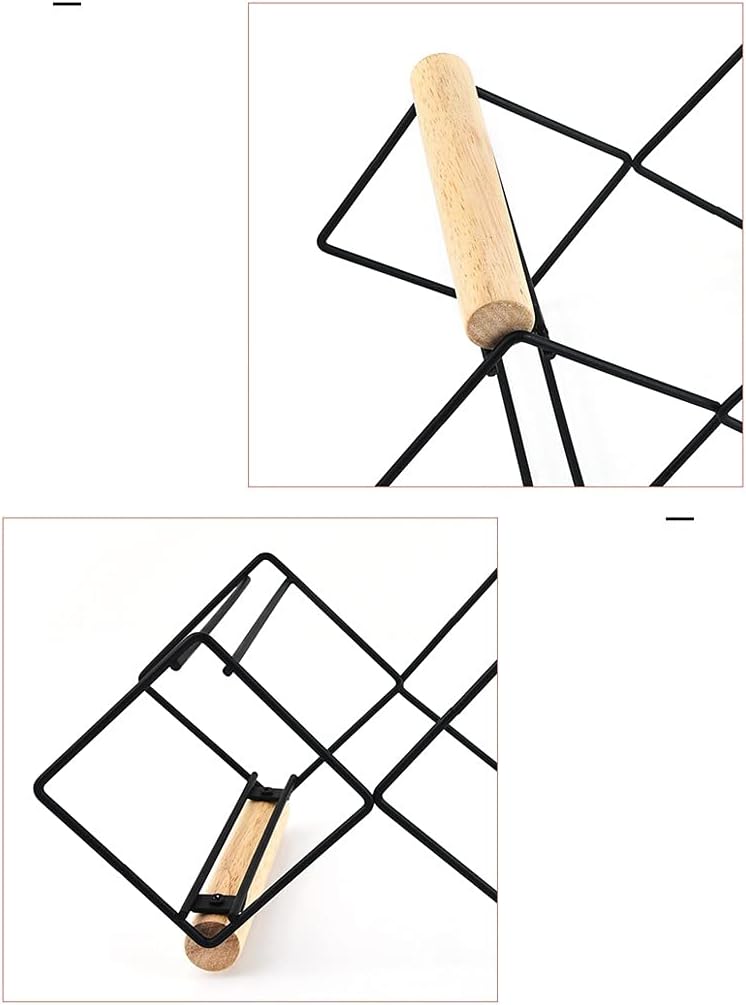 Freestanding Wine Rack for 3 Bottles with Solid Iron Frame