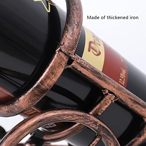GTEFSWS Freestanding Wine Rack with Thickened Iron Frame