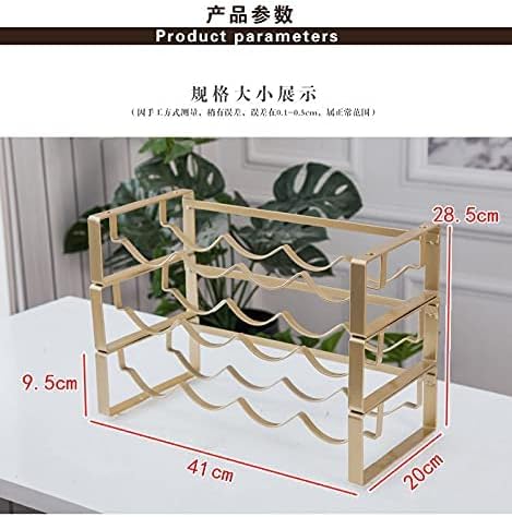 Freestanding 3 Tier Wine Rack for 12 Bottles Storage