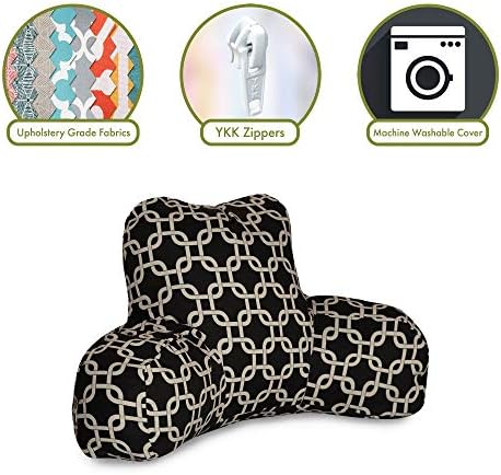 Majestic Home Goods Reading Pillow Black 1
