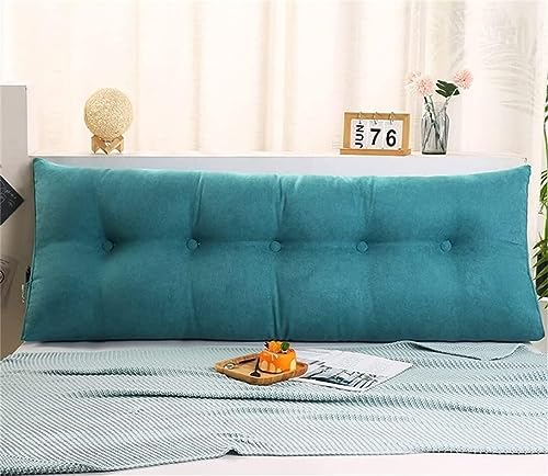 COZMAX Queen Triangular Back Support Pillow with Removable Velvet Cover