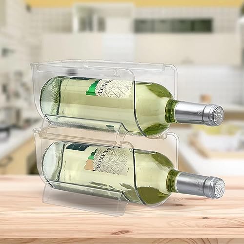 OKITCHEN Set of 2 Tabletop Wine Racks