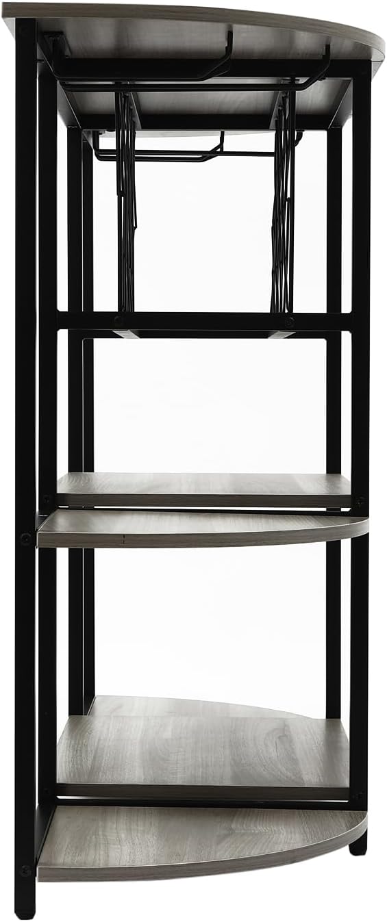 QUSKLISU Wine Rack Table with LED Light