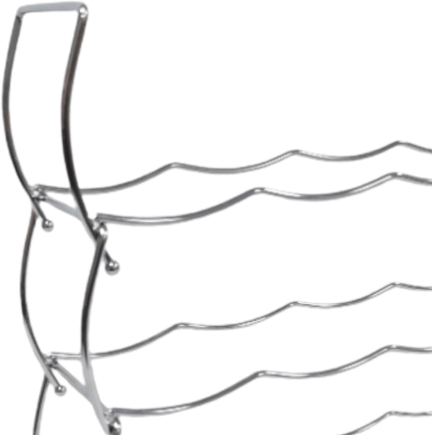 Iron Wine Rack with 3 Tiers for Home Storage