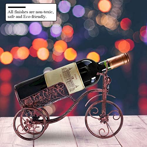 XPSSJMU Freestanding Tricycle Wine Rack