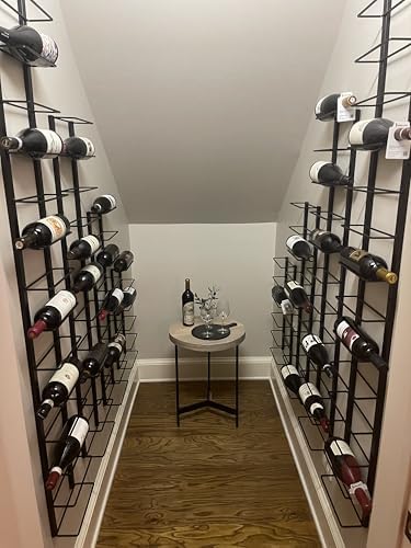 TheRackCo Wall Series - 12 Bottle Wine Rack with Opener