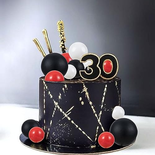 Gyufise 30Pcs Mini Balloon Cake Topper Decorations