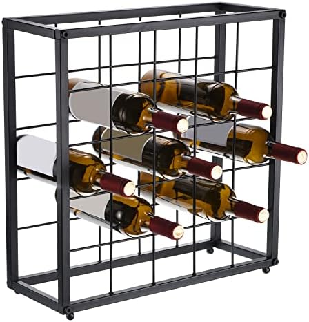 METALLIXITY Countertop Wine Rack 25 Bottles