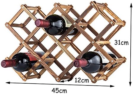 BOCbco Freestanding Wine Rack for 10 Bottles