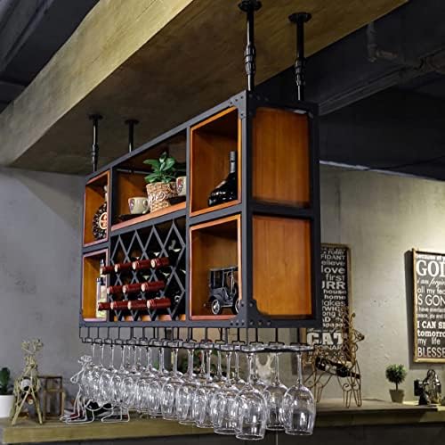 ZJDYDY Wall-Mounted Wine Rack Cabinet