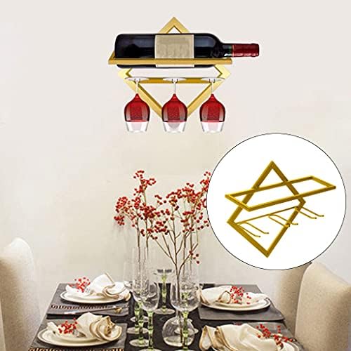 SHQ Wall-Mounted Steel Wine Rack 2 Bottles