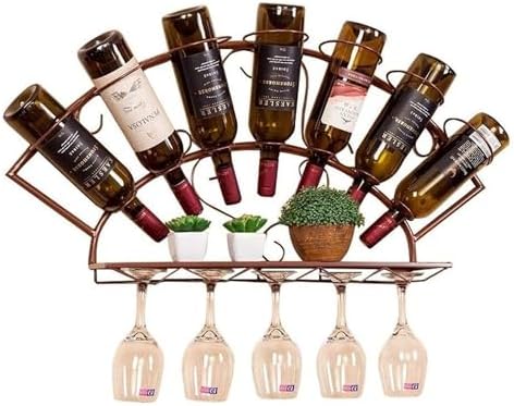 OXOAMP Wall-Mounted Wine Rack Organizer Display Shelf