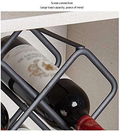 DYPA-AF12 Simple Black Metal Wine Rack