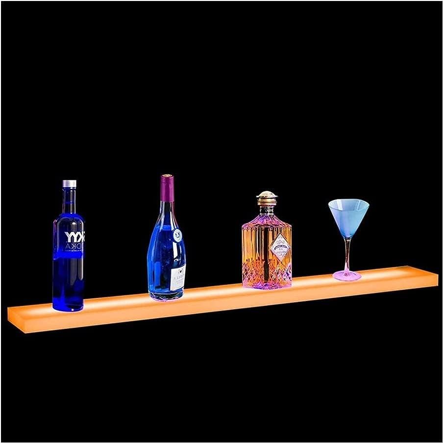 TOYOCC 36 Inch Wall-Mounted Wine Rack with LED Light
