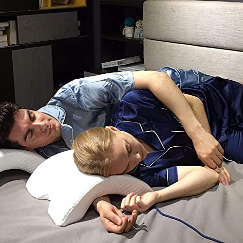 ALEVMOOM Cuddle Arm Pillow for Couples Ergonomic Neck Support Pillow