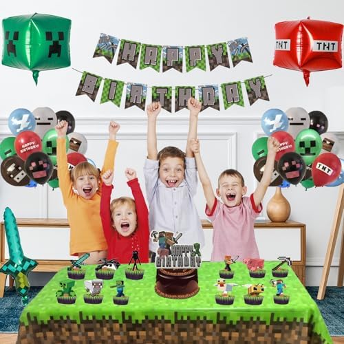 COTTON WON Birthday Party Decorations with Balloons and More
