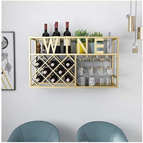 Pimex Wall-Mounted Wine Rack Durable Stylish Storage Solution for Home