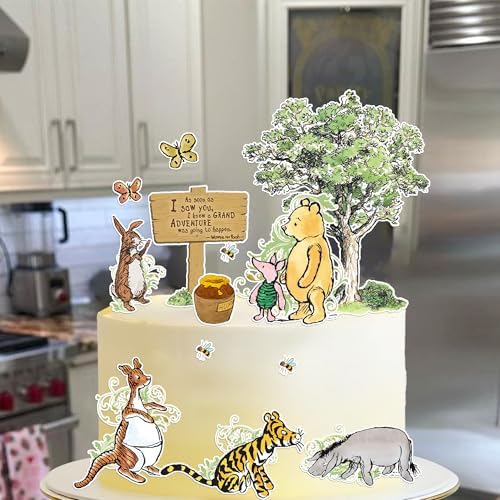 Winnie Cake Toppers 13pcs Baby Shower Decorations