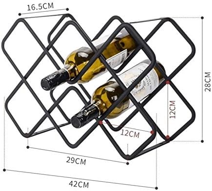 HHWKSJ Wine Rack - 8 Bottle Storage Rust-Proof Design
