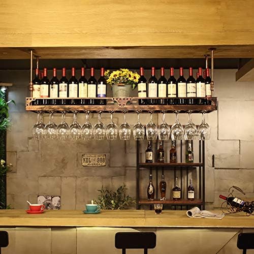 Adjustable Bronze Wine Rack with Guardrail
