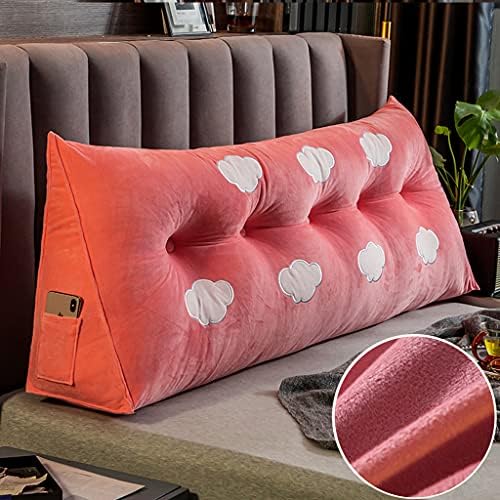 ZZYK Bed Pillow for Sitting Up Reading Support Pillow