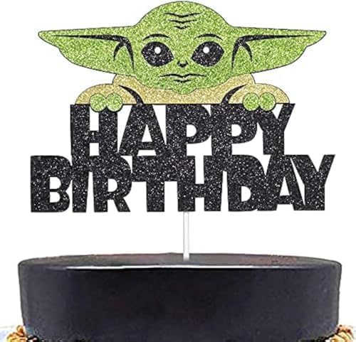 Confetti Star Wars Cake Toppers for Kids Birthday Party