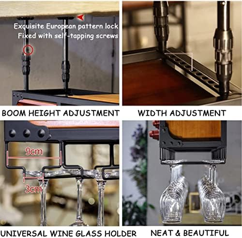 ZJDYDY Wall-Mounted Wine Rack Cabinet