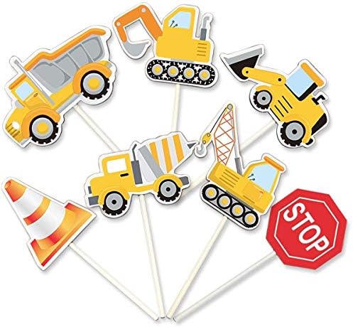 ALISSAR 35-Pack Non-Edible Cupcake Toppers