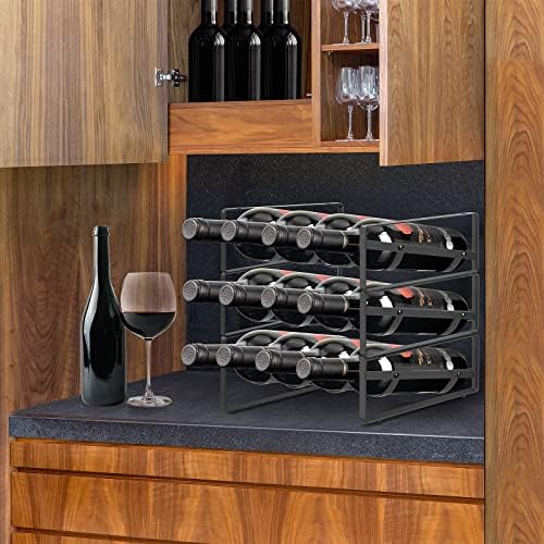 PAFISH 3 Tier Wine Rack for Kitchen Bar Pantry