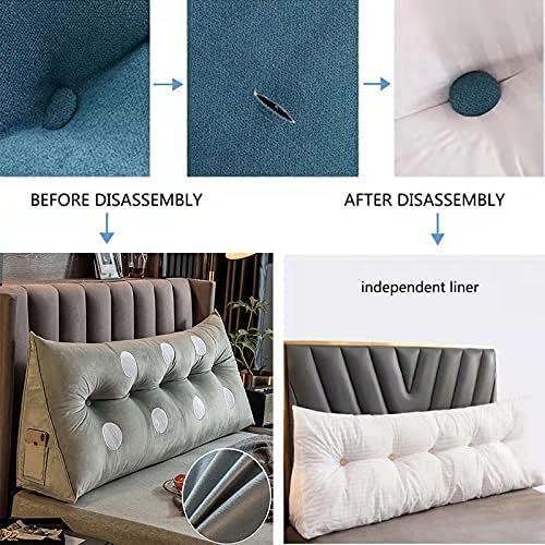 ZZYK Bed Pillow for Sitting Up Reading Support Pillow
