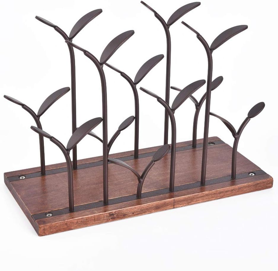 Durable Metal Wine Rack for 6 Bottles Freestanding