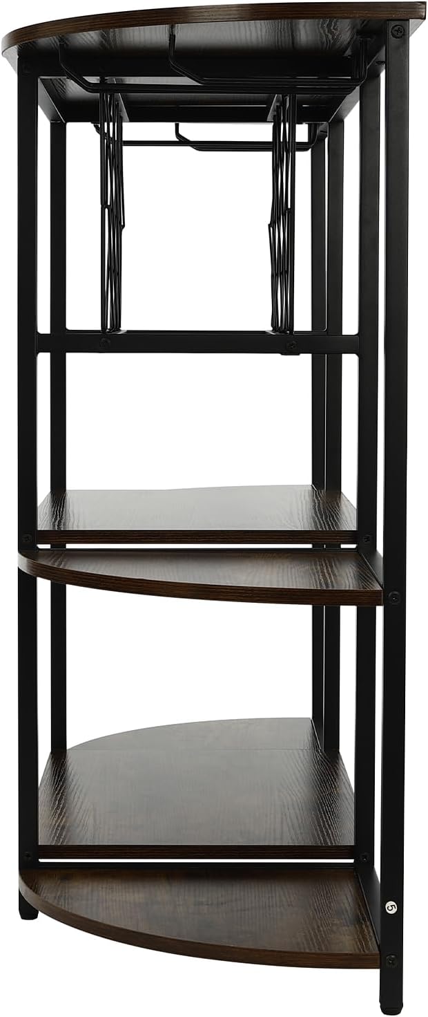 Freestanding Wine Rack with 3-Tier Design Brown