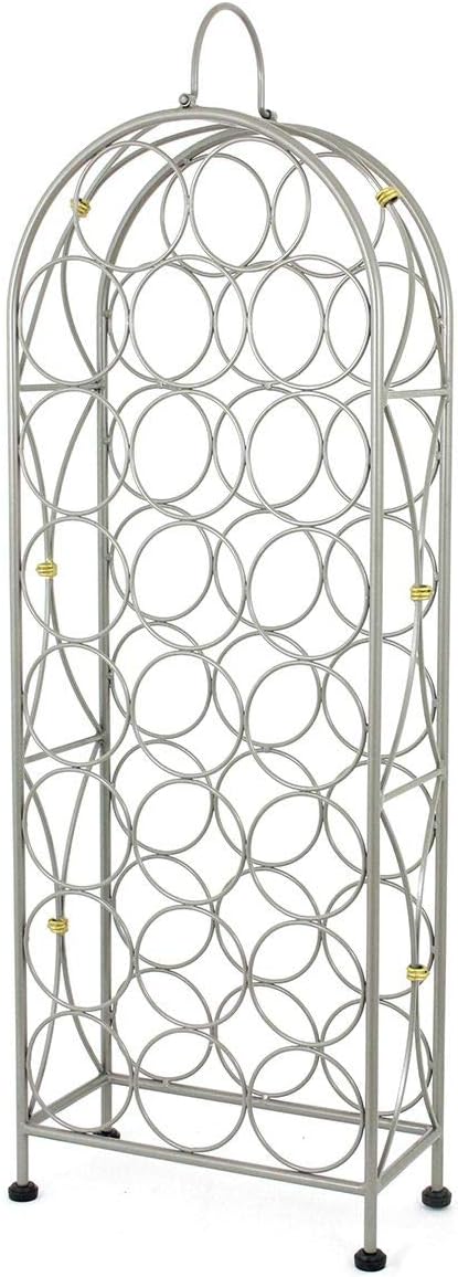 Bordeaux Chateau Freestanding Wine Rack 23 Bottle Storage