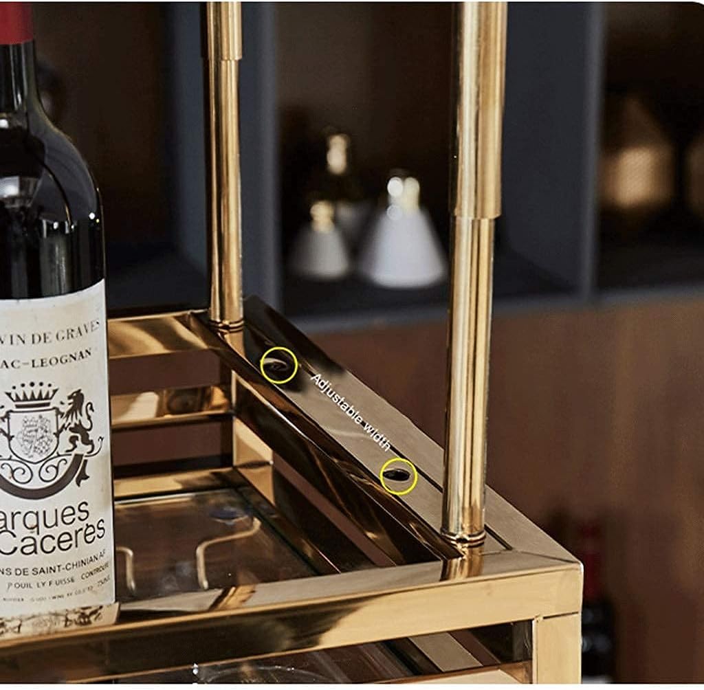 KOHARA Wall-Mounted Wine Rack with Goblet Holder