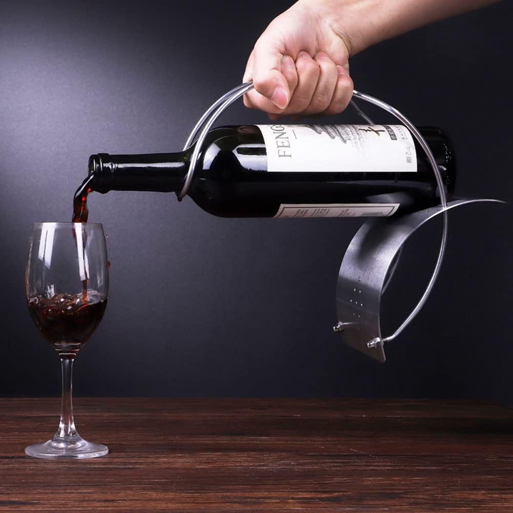 Single Bottle Countertop Wine Holder Stand 1