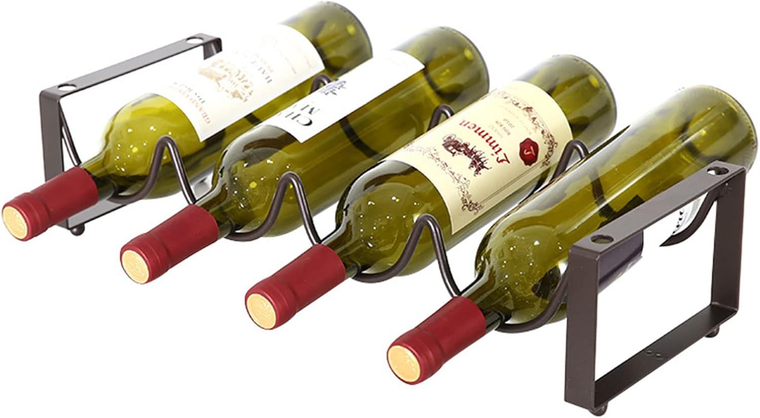 GANYKQ Freestanding Stackable Wine Rack