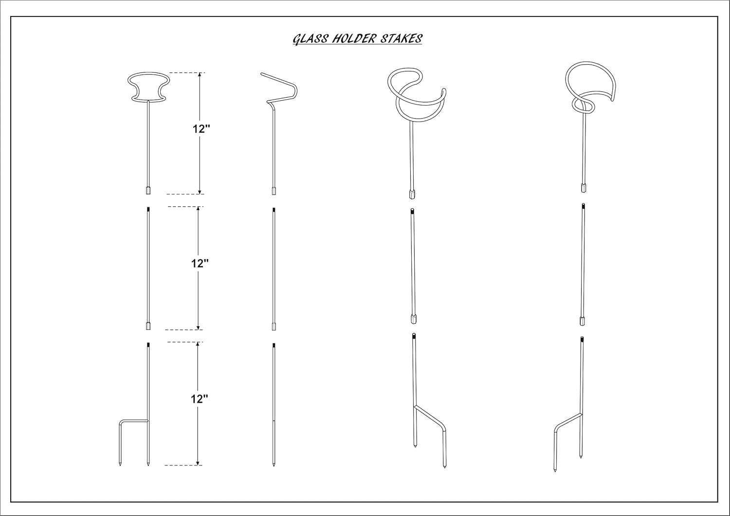 Outdoorwares Wine Rack Holder Set 2 Pack
