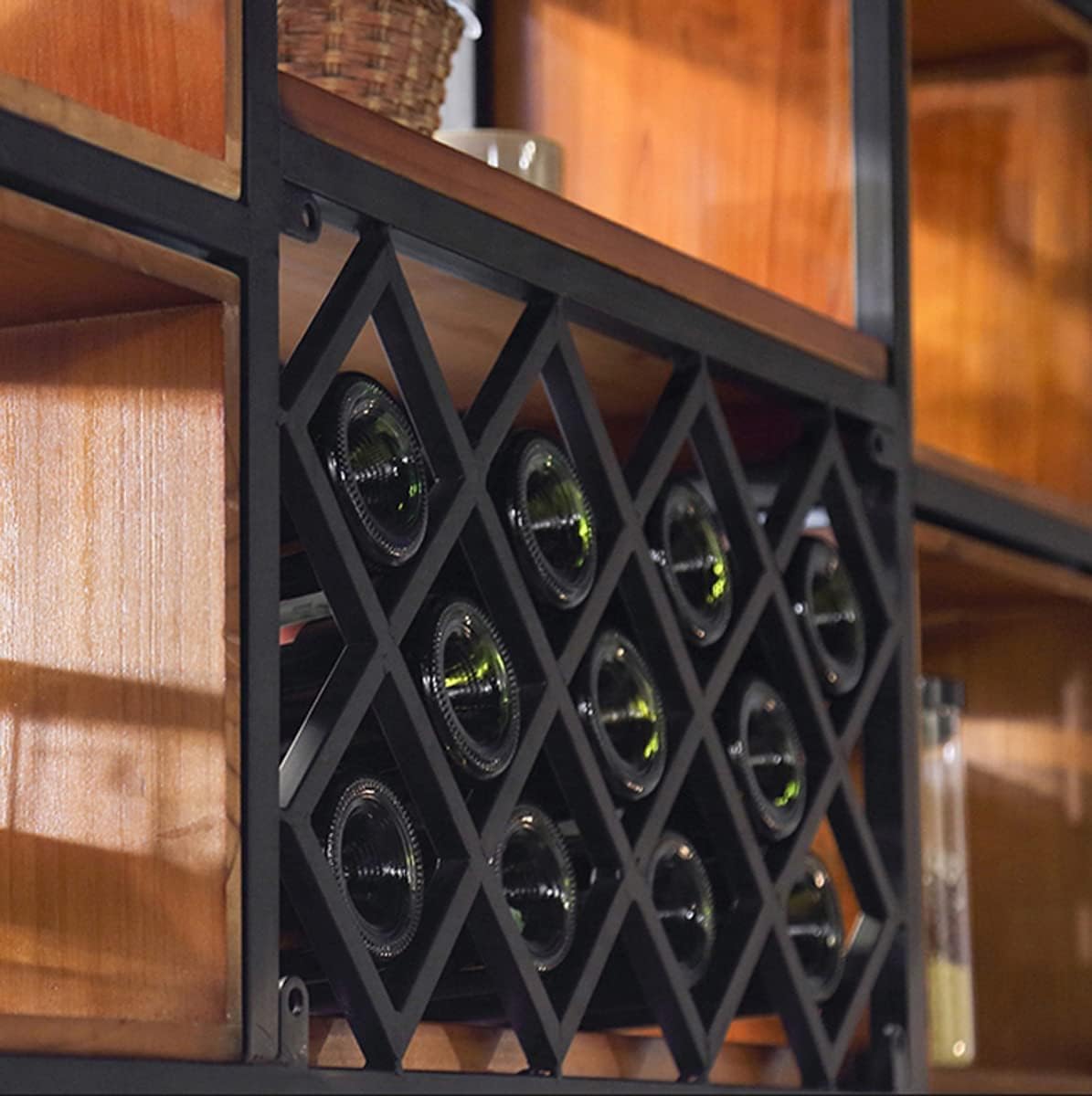 ZJDYDY Wall-Mounted Wine Rack Cabinet
