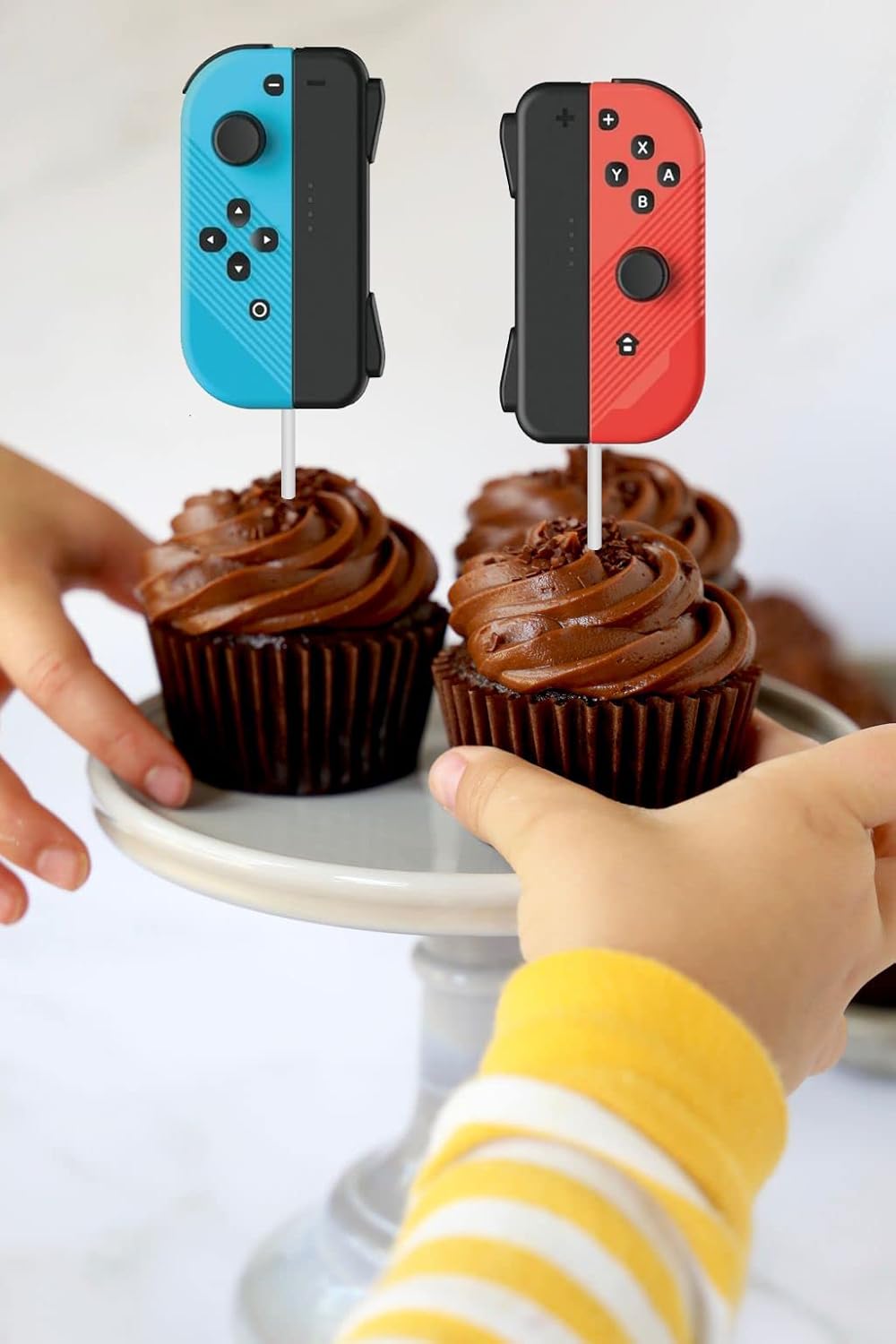 Yuezoloz Video Game Cupcake Toppers 24PCS