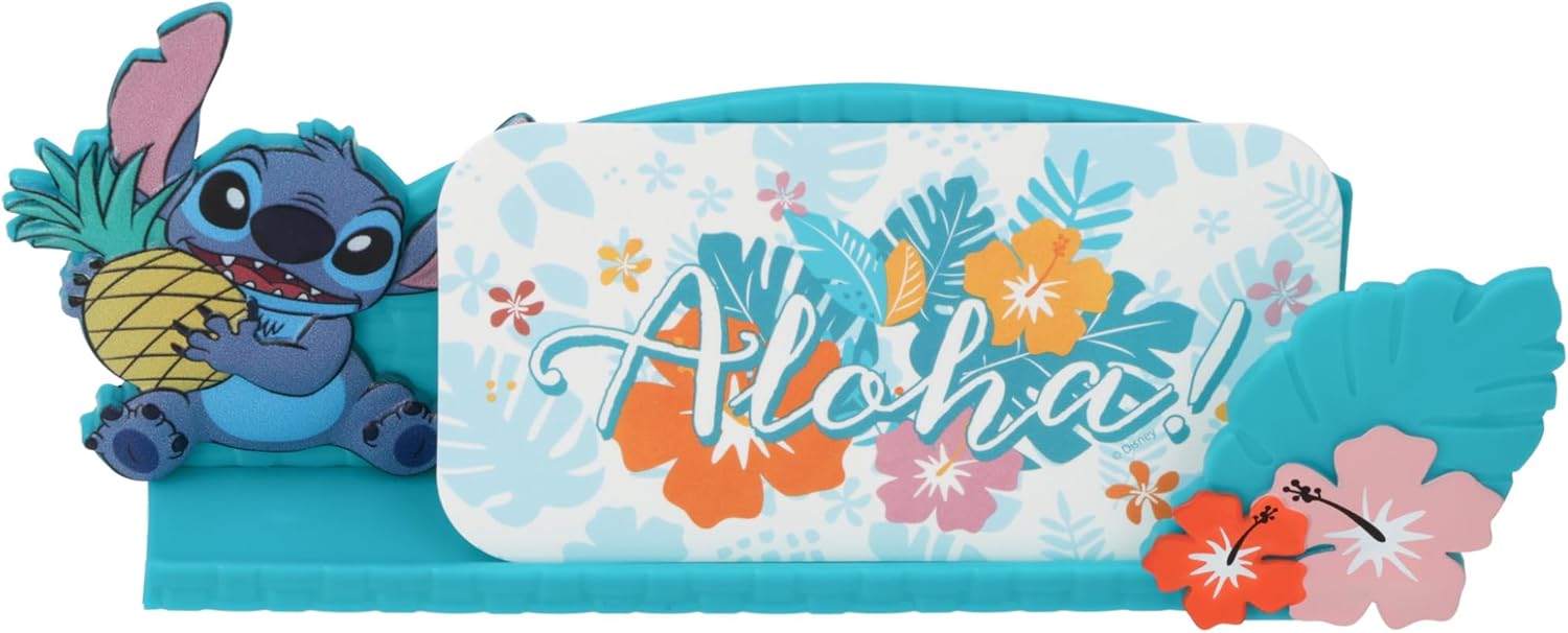 Disneys Stitch Aloha Cake Topper - Personalizable Decoration Set