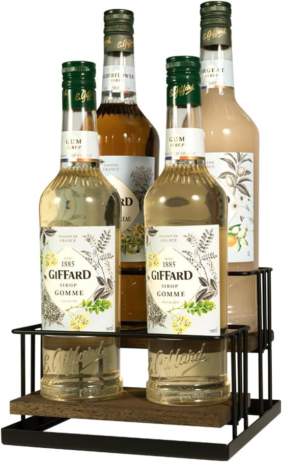 J JACKCUBE DESIGN 2 Tier Syrup Bottle Holder Rack