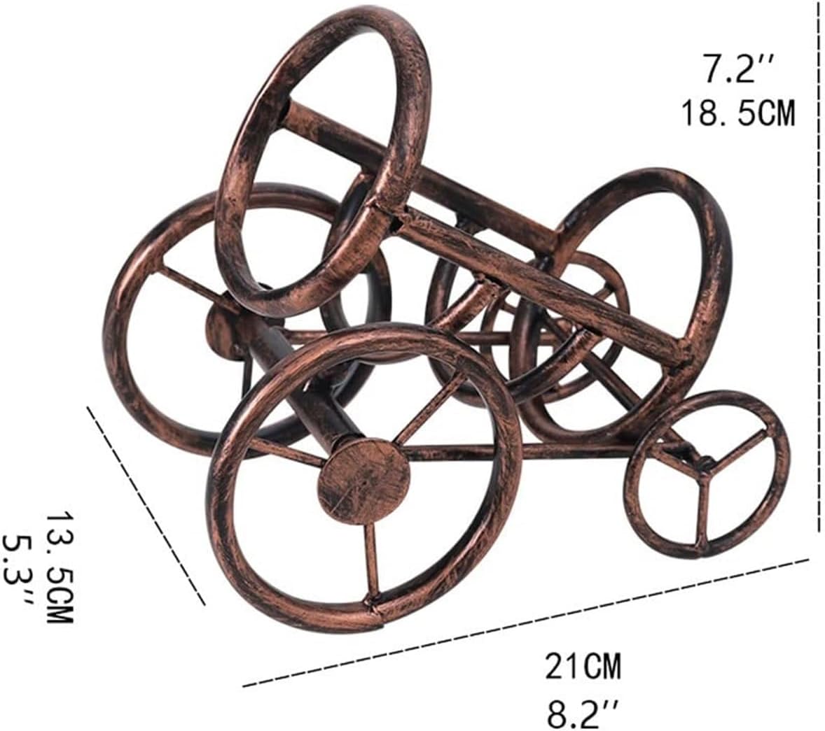 GTEFSWS Freestanding Wine Rack with Thickened Iron Frame